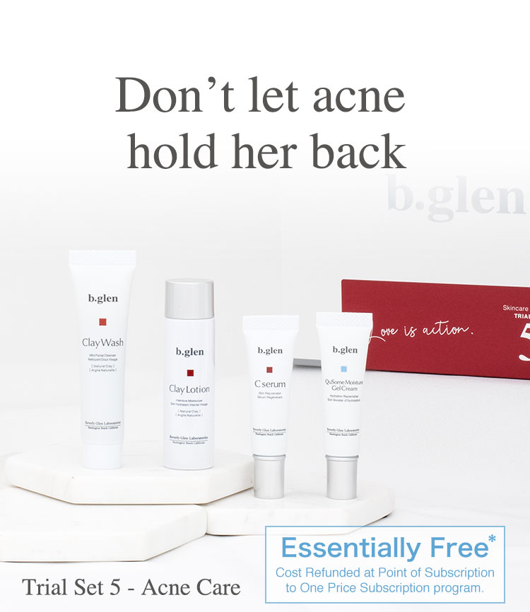Is your teenage daughter suffering from teen acne, pimples, and breakouts? Don't let acne skin hold her back from living the fullist teenage years of her life. B.glen can help.