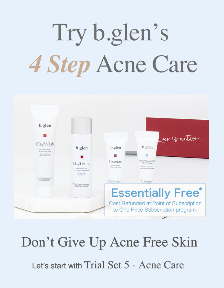 Try b.glen's 4 step acne care