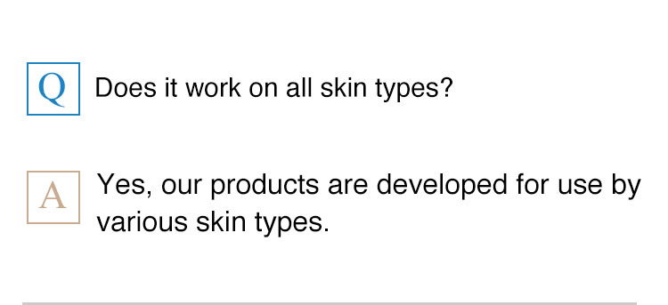 Does it work on all skin types? Yes, b.glen products are developed for use by various skin types and gentle enough for sensitive skin.