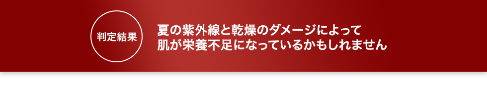 お肌の表面だけでなく、 体の内側からのエイジングが進行しているかもしれません